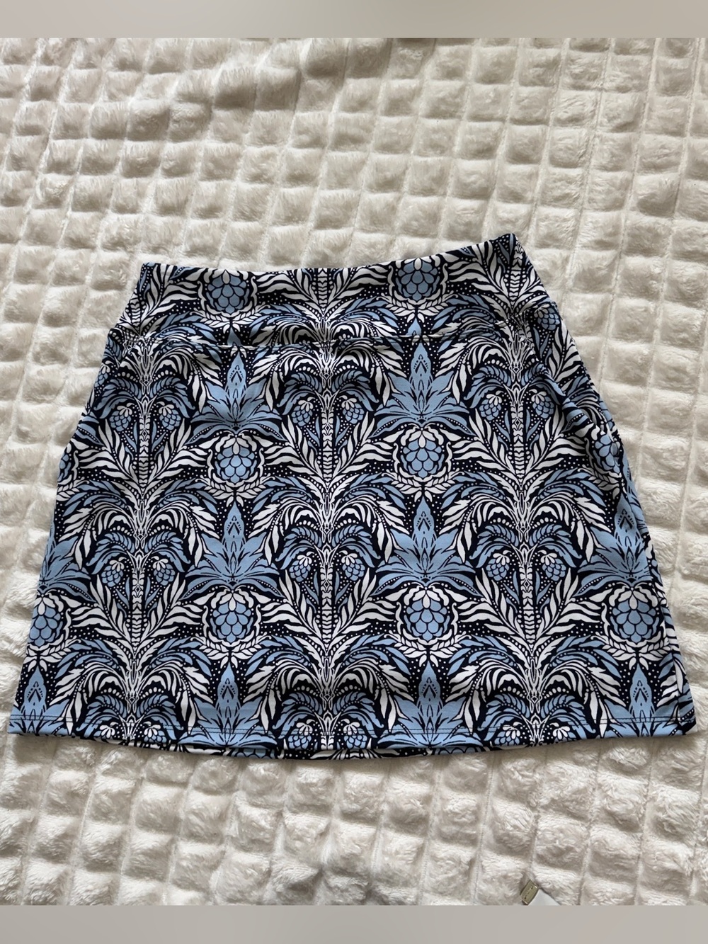 Tommy Bahama Everyday Active XS Blue Pineapple Print Skort Athletic Skirt